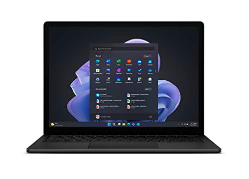 Microsoft Surface Laptop 5 i5-1245U Portátil 34,3 cm (13.5&quot;) Pantalla táctil Intel® Core i5 16 GB LPDDR5x-SDRAM 256 GB SSD Wi-Fi 6 (802.11ax) Windows 10 Pro Negro