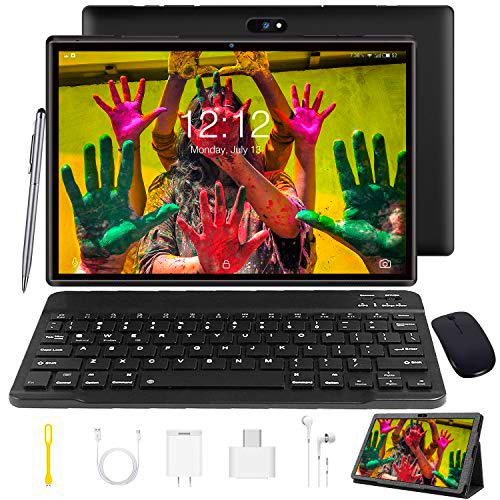 Tablet de 10" Android 9.0 con 3GB de RAM 32GB ROM / 128GB ampliable y certificado por Google GMS