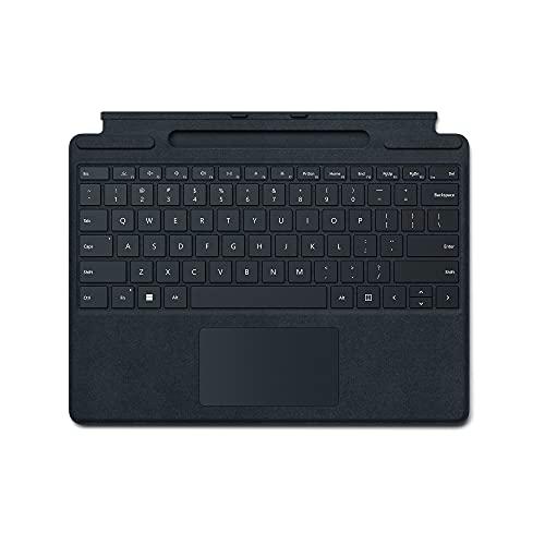Microsoft Surface Pro 8 o Pro X - Funda Tipo Firma con Lector de Huellas Dactilares