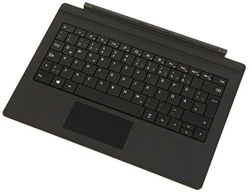 Microsoft Typer Cover - Teclado Surface Pro 3, Negro -Teclado QWERTZ Alemán