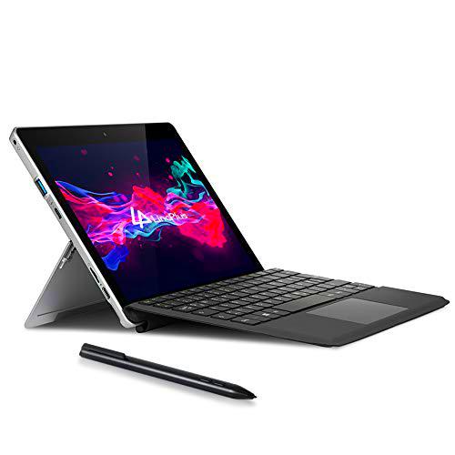 LincPlus 2 in 1 Tablet Windows 10.1" Intel Celeron N4100 Ordenador Portátil 8 GB de RAM SSD 128 GB SSD 1920 x 1080 IPS Netbook,Qwert Teclado Inglés