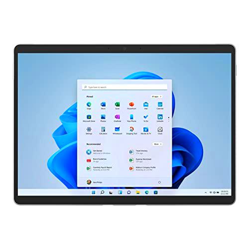 Microsoft Surface Pro 8 4G LTE 256 GB 33 cm (13") Intel® Core™ i5 16 GB Wi-Fi 6 (802.11ax) Windows 11 Pro Platino