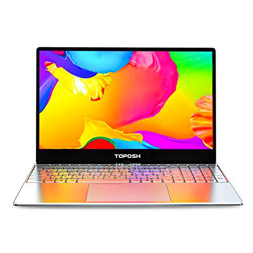 TOPOSH Ordenador portátil de 15,6 Pulgadas con Windows 10 Computadora Portátil PC