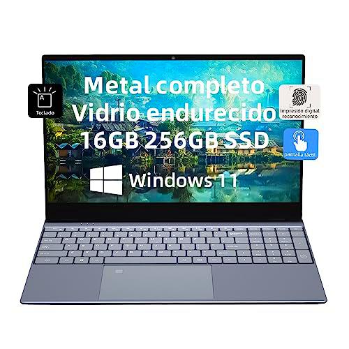 Morostron 15.6&quot; Ordenador Portátil Windows 11 16GB RAM 256GB SSD Celeron N5095 hasta 2.9 GHz