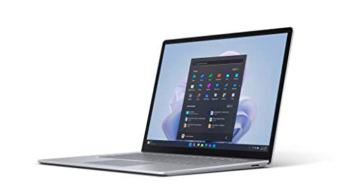 Microsoft Surface Laptop 5 i5-1245U Portátil 34,3 cm (13.5") Pantalla táctil Intel® Core i5 16 GB LPDDR5x-SDRAM 256 GB SSD Wi-Fi 6 (802.11ax) Windows 10 Pro Platino