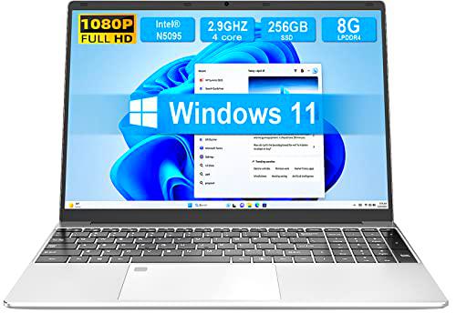 Ordenador Portátil Ultrabook 15,6&quot; Windows 11, 8GB RAM 256GB SSD PC Portátil