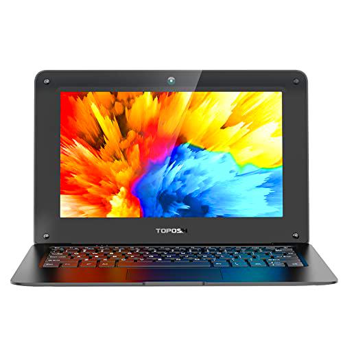 TOPOSH PC Ordenador Portátil 10,1" Windows 10 2GB RAM 32GB ROM eMMC Intel Celeron N3350 Vitesse CPU 1,1 GHz WiFi